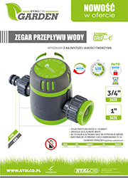 Stalco Garden - Mechaniczny zegar przepływu wody