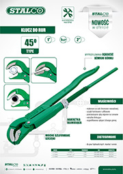 Stalco - klucz do rur 45&deg;