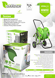Stalco Garden - zestaw w&oacute;zek z wężem i akcesoriami 
